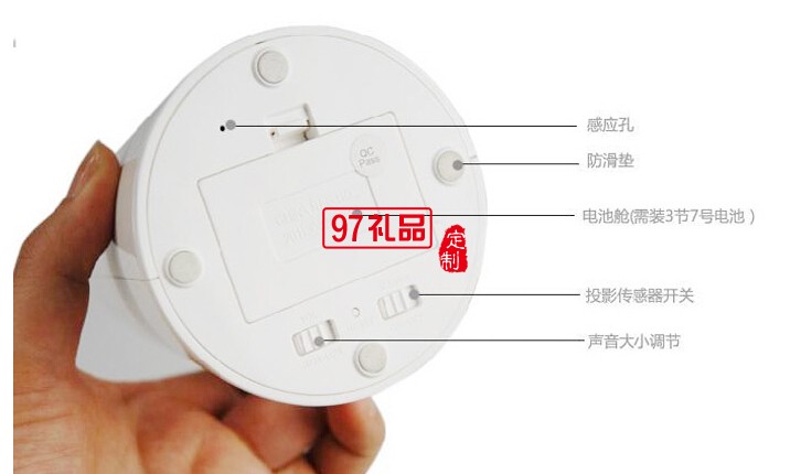 TCL定制 聲控背光語音報(bào)時(shí)投影鐘