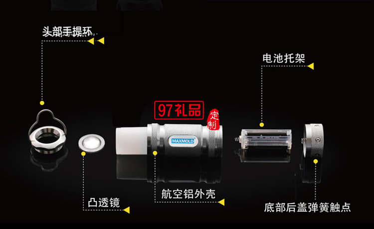 迷你手電筒 便攜露營燈  新款紀(jì)念禮品 中國民生銀行定制案例