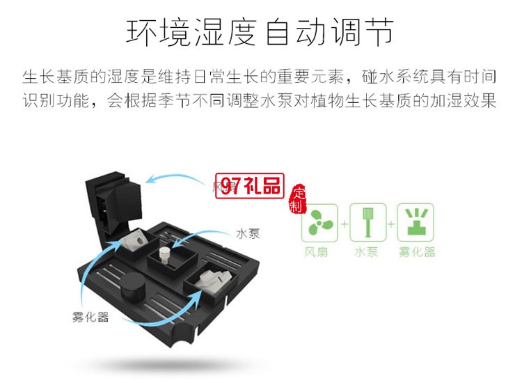 宜植愛.智能種植機(jī)辦公室盆景定制公司廣告禮品