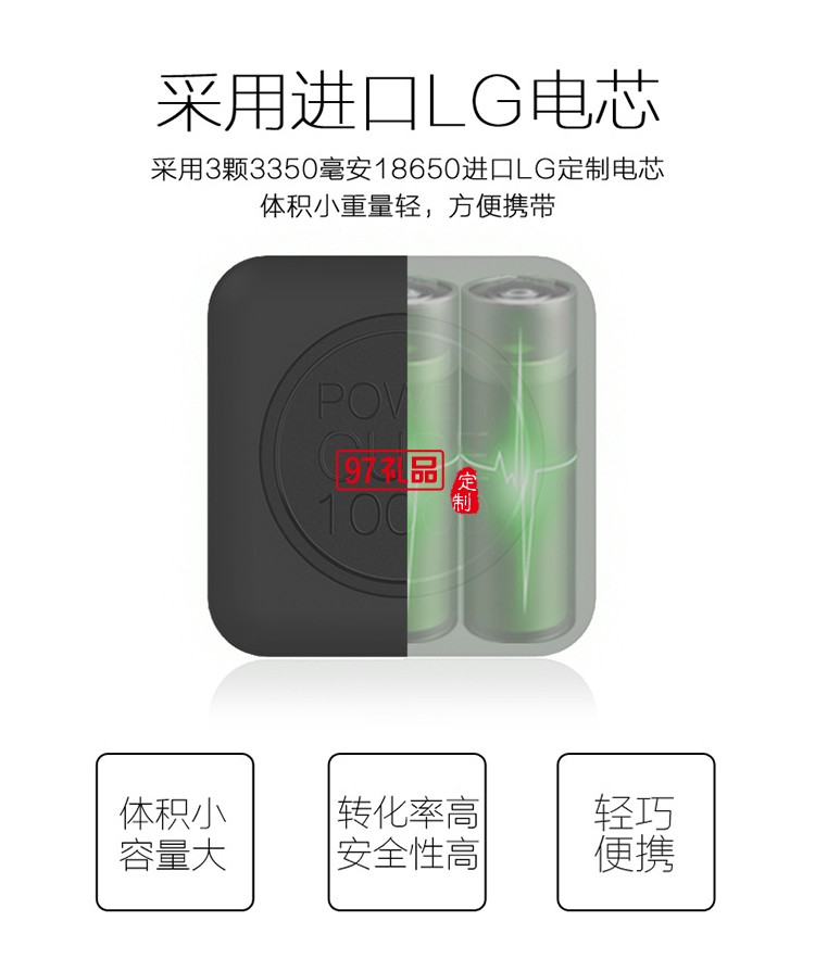 10000毫安迷你輕便攜通用快充移動(dòng)電源