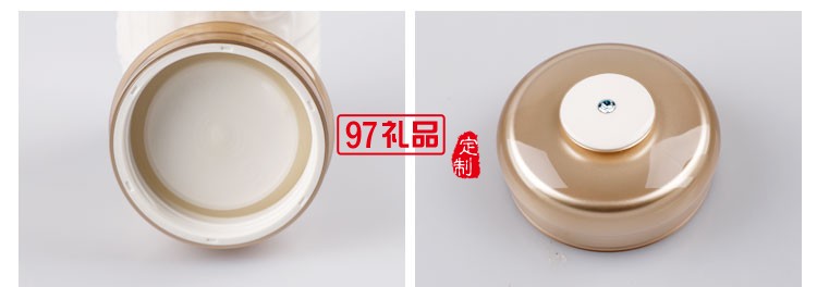 乾唐軒活瓷 吉星鎏金乾坤隨身杯雙層350ml