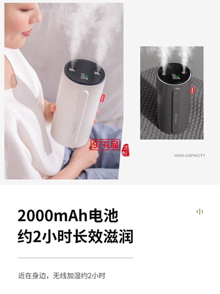 dolby定制智能小加濕器 雙噴大霧量智能顯屏手感應(yīng)調(diào)節(jié)噴霧風(fēng)扇