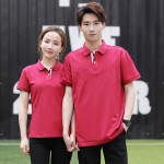 保羅開(kāi)叉翻領(lǐng)可定制logo定制Polo衫員工服飾廣告衫