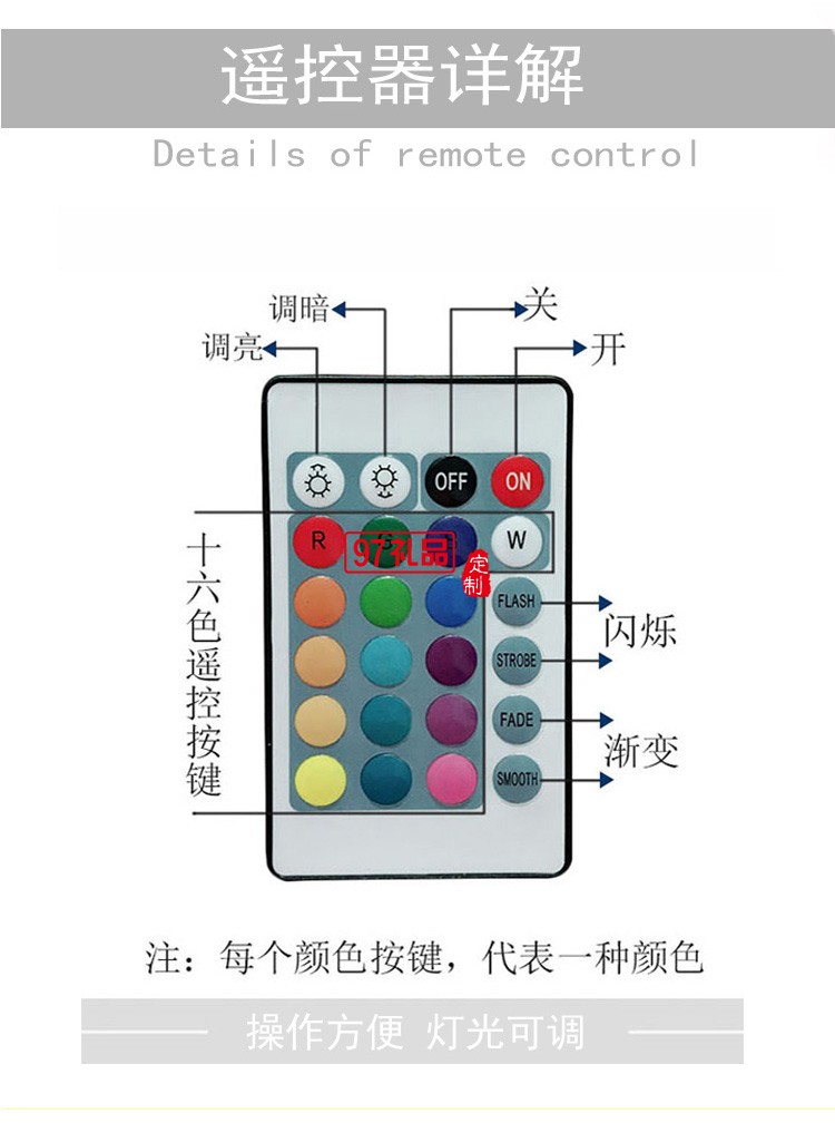 暴力熊小夜燈潮牌積木充電七彩3D臺(tái)燈酒吧臥室床頭定制公司廣告禮品