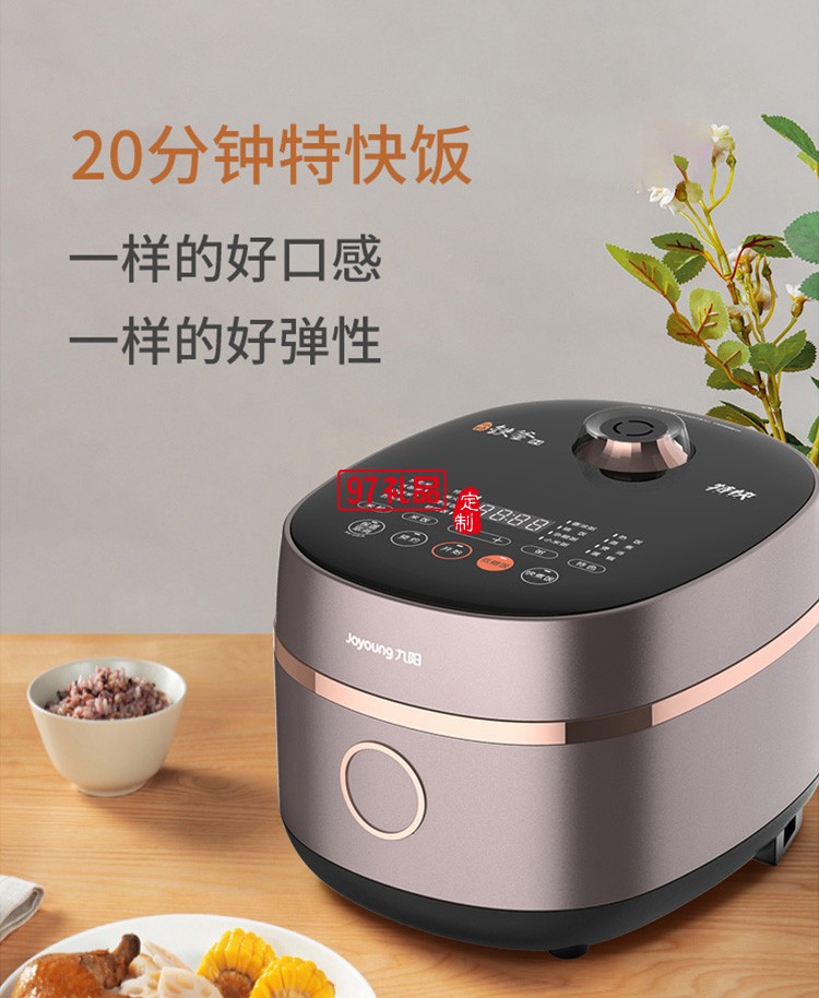 九陽電飯煲多功能加熱4L鐵釜內(nèi)膽電飯鍋F-40TD05定制公司廣告禮品