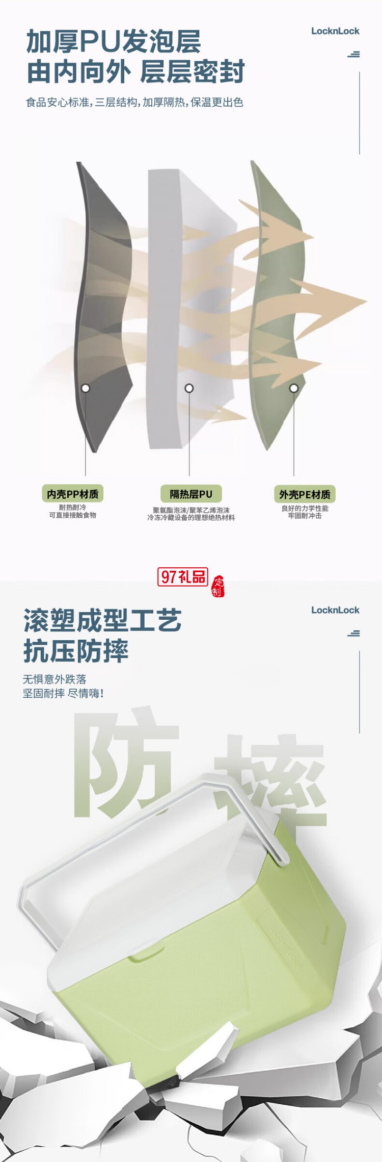 樂(lè)扣樂(lè)扣 新活力手提保溫箱（小）