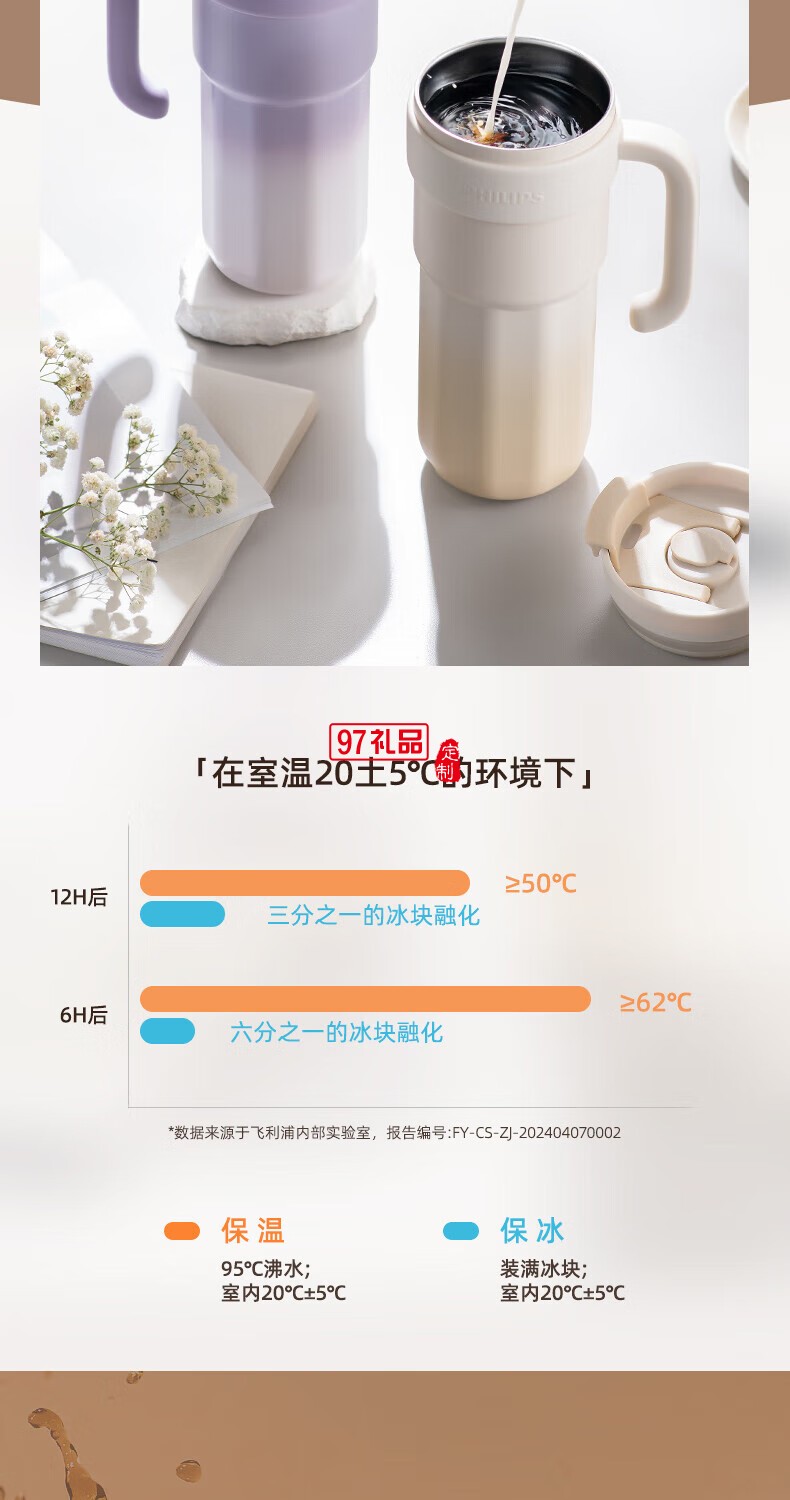 飛利浦冰霸杯 高級漸變色系，潮流時(shí)尚單品