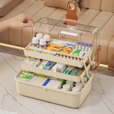 多層家用藥箱手提醫(yī)藥箱藥品收納盒