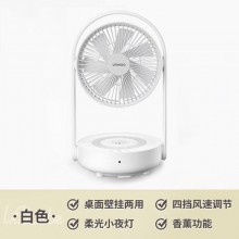 七彩叮當電風(fēng)扇臺式小型折疊空氣循環(huán)扇臥室靜音遙控掛壁風(fēng)扇桌面壁掛懸浮扇